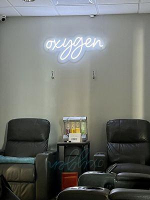 Oxygen bars area