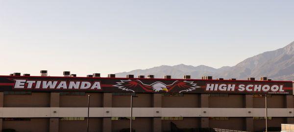 Etiwanda High School - exterior building mural