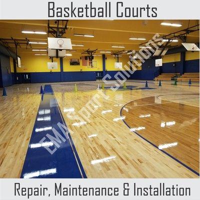 Basketball Courts, Build, Repair, Maintenance, Installation