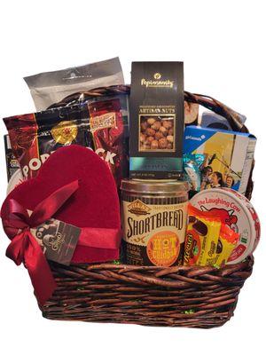 Custom Gourmet Baskets available for local delivery or US shipment.