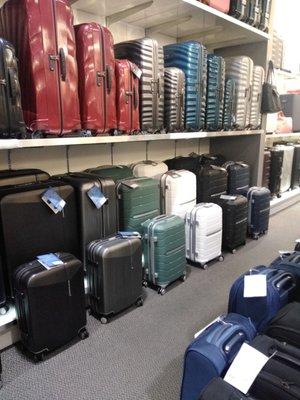 Cosmolite 3.0 made in Europe, Lite Shock made in Europe. Etude Hard side luggage, Freeform by Samsonite. All by Samsonite 10 Year warranty.