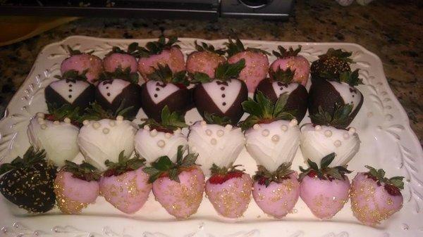 Some of the 200 strawberries that were done for a Paleo Wedding!! Congratulations Brenda and Gary