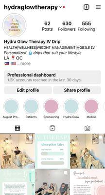 Follow us @hydraglowtherapy on IG for more stories and updates :)