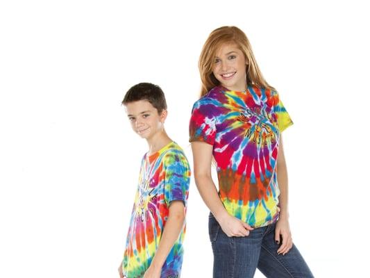 Dyenomite is your one-stop shop for everything from unique tie dyes to custom garment dyeing. We can even screen-print your order!