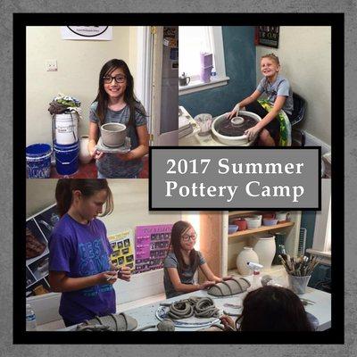 Kids Pottery Camp 2017 gpp@garretpendergrasspottery.com    for dates this summer!