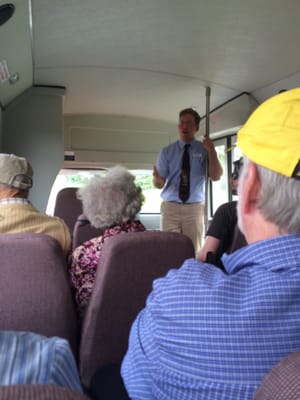 Nathan, the Heritage Tour guide at Field of Heroes