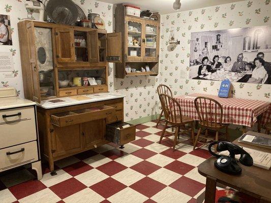 Museum farm house kitchen