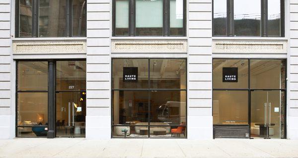 The Haute Living New York modern furniture and lighting showroom is located in Chelsea, NYC