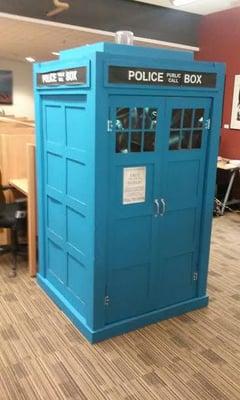 TARDIS inside the Moab Library, 2016