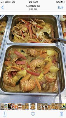 Come taste the true essence of curry crib legs and lobster tails cooked with the best Jamaican spices