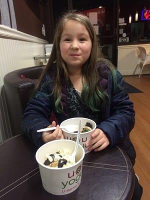 Friday Night frozen yogurt