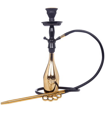 Gold and Brass Knuckle Hookah