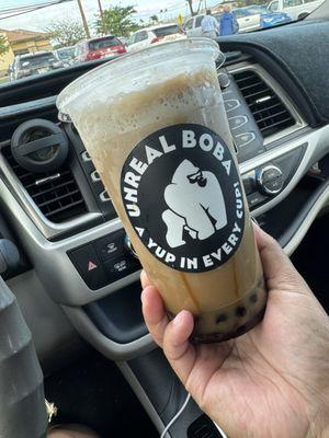 Brown sugar milk tea is my go to, their boba is so good!