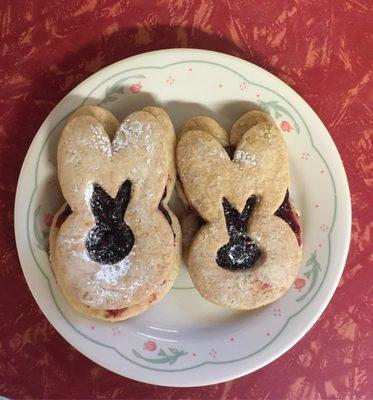 Really the most buttery and delicious Linzer Tart we ever had.