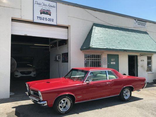 1965 GTO ready to roll to Scott MacGillivray at Florida Classic Automotive, LLC.