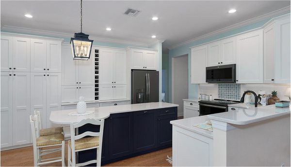 Kitchen remodel with Cabinet Refacing