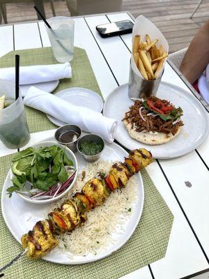 ORGANIC CHICKEN KEBAB LAMB PITA