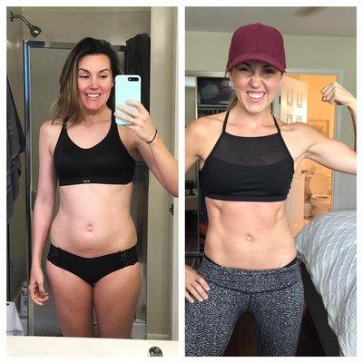 6 month progress since training with Michelle!