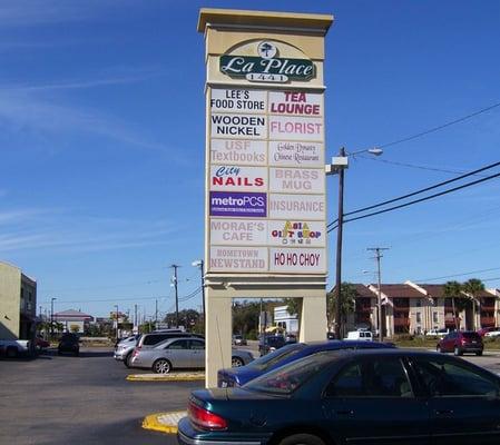 Shopping Center Marquee