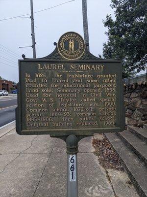 Lauren Seminary Historical Marker, London