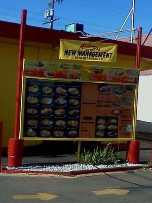 Old school drive thru. Love the lil bell!  :)