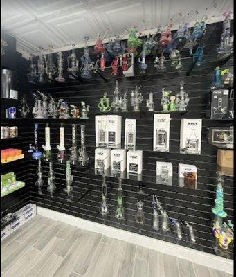 We also carry hookah, glass products, and other accessories!