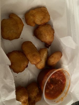 Fried Mac and cheese bites