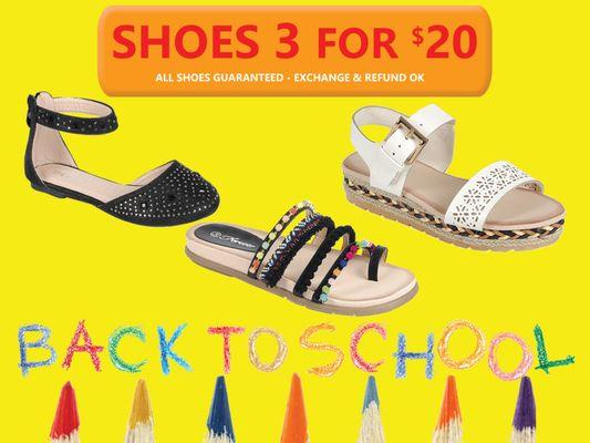 Kids Shoes 3 for $20