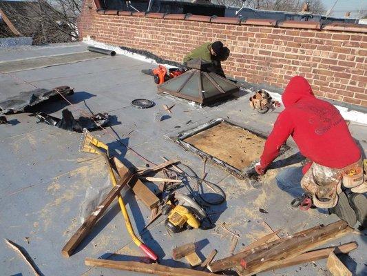 Flat roof repairs