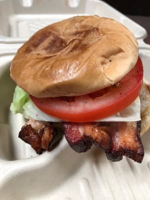 Fried pork belly sandwich