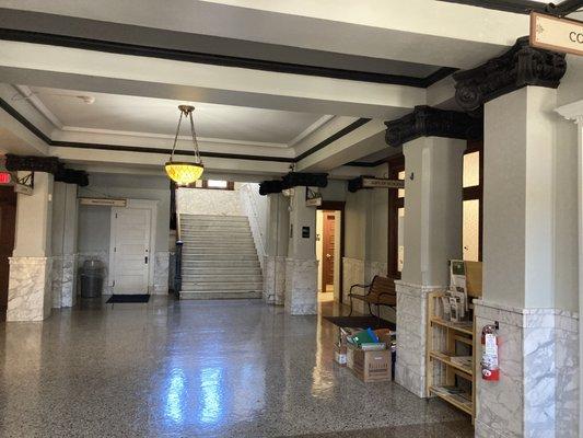 Main hallway for courthouse services