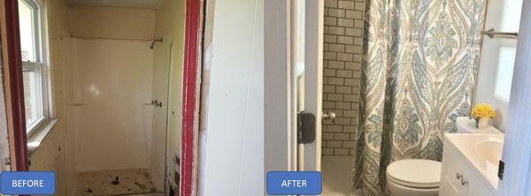 Here is a Before-and-After of a transaction we were involved in.