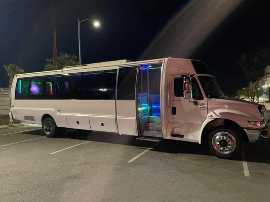 Las Vegas Party Buses available for Birthdays, Weddings, night outs, and local group events.