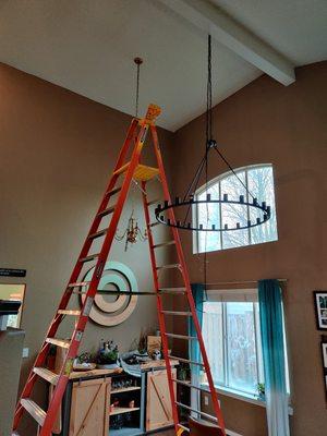 Chandelier replacement