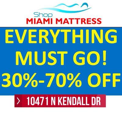 Hurry in!  Everything must go!