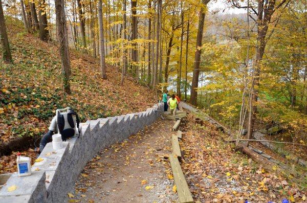 GreenLawn by Design Hardscape Stairway Project