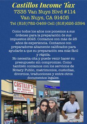 Castillos Income Tax Service