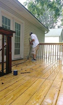 Your porch can look this good call us we can make it bbq ready