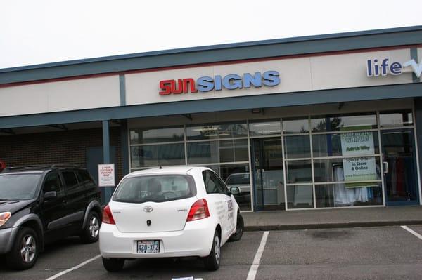 Our store front in Tukwila, WA.