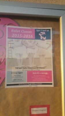 Ballet class