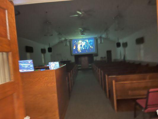 Our new Sanctuary with Media Center for Live Streaming!