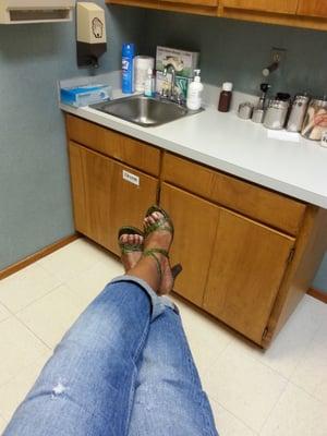 Kicked back waiting on my annual results from my fav Doc. #HealthFirst