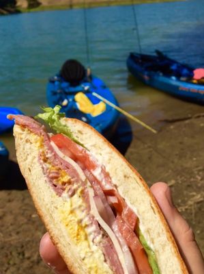 Grab a sandwich and head over to the lake!