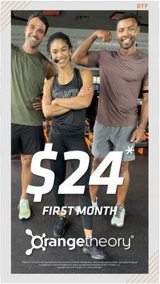 Join now for Just $24! 
We made a workout so effective and fun you'll want to keep coming back!
*offer valid through 1/31/2024