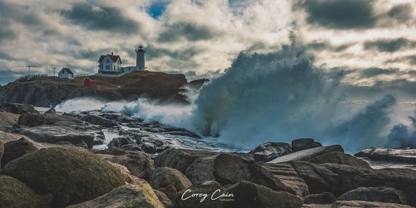 Beautiful York Maine even on a stormy day!