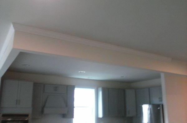 Kitchen Painting and Trim Installation