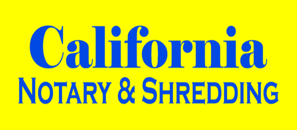 California Notary & Shredding