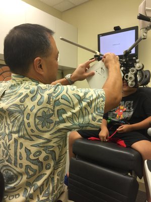 Dr. Kibert Kato in action