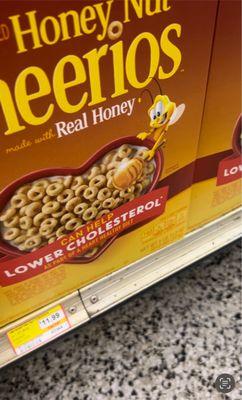 Best Buy price for giant sized cheerios $11.99