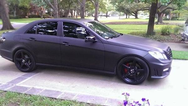 Matt Black Car Wraps Dallas Fort Worth